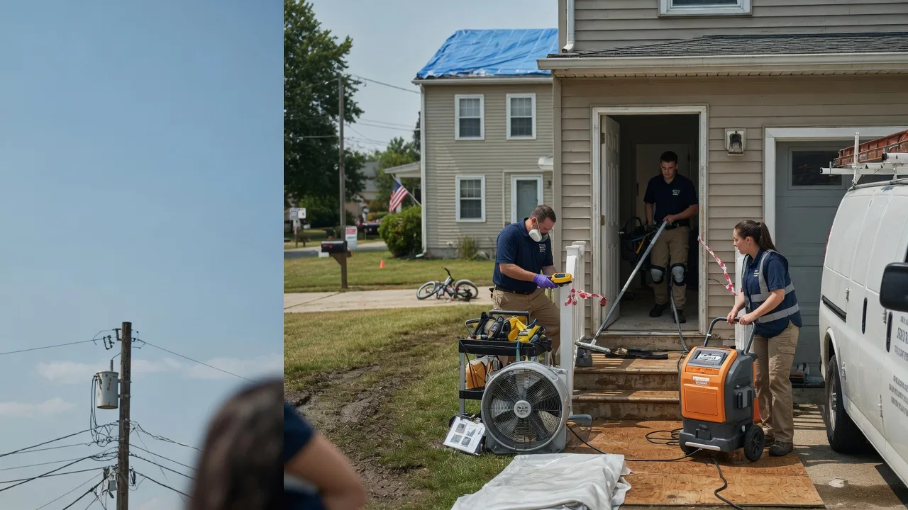 Water Damage Repair in Husser, LA near me